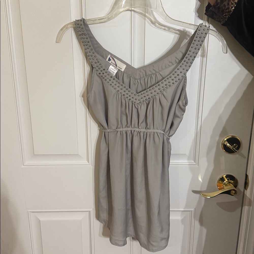 Imaginary Voyage Silver Studded Top
